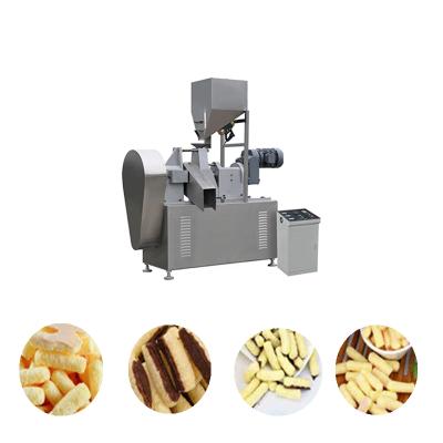 China Fried Bugles Doritos Corn Chips Production Line Full Automatic Equipment Kurkure Snacks Extruder Production Line Equipment for sale