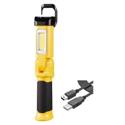 China Rechargeable 150 Degree Adjustable Stand LED Work Light - 800 Lumens Foldable Flashlight Handheld Cordless LED Work Light with Magnetic Base for sale