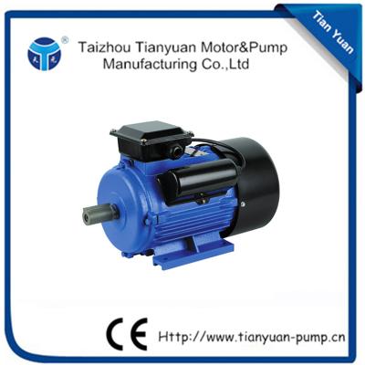 China YC high performance 5hp 220v electric motor totally enclosed single phase for sale