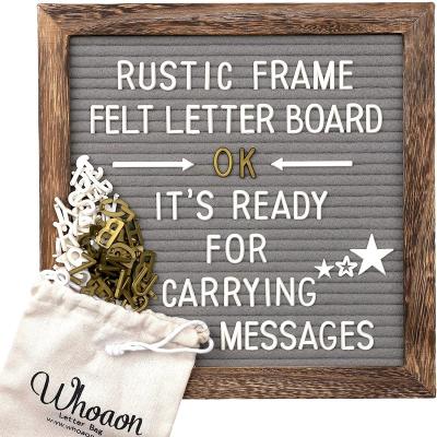 China Europe Felt Letter Board with Letters and Numbers 10x10 inch - First Day of the Sign Preschool Classroom Decor, Farmhouse Decor Letterboard for sale