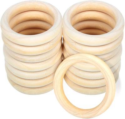 China 20PCS Europe Natural Wood Rings, Smooth Unfinished Wood Ring Wood Circles for Craft, Ring Pendant and Connectors Jewelry Making, for sale