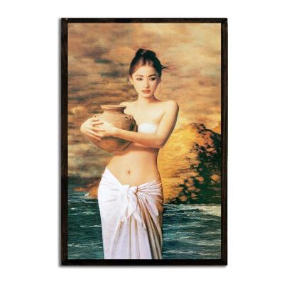 China Bady Indian nude art painting of beautiful impressionist women for sale