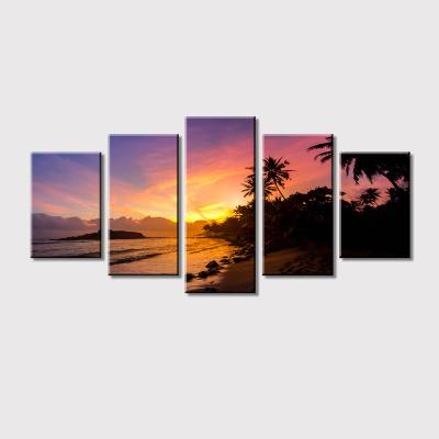 China Modern Decorative Abstract Wall Art Hotel Painting Canvas Wooden Frame Stretched for sale