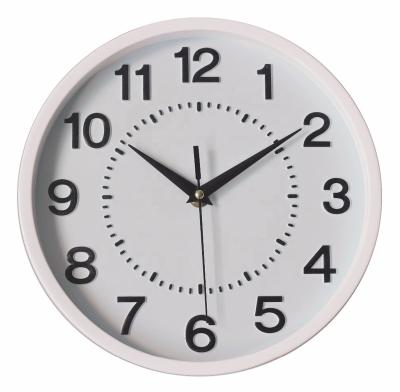 China Traditional Chinese China 10 Inch Style Fashionable Cheap Gift Promotional Plastic Round Wall Clock for sale