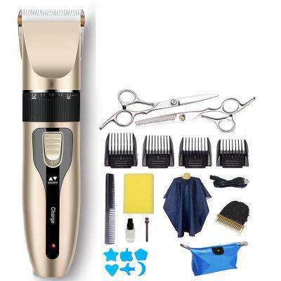 China Hotel Men's Rechargeable Electric Shaving Machines Beard Trimmer Barber Cordless Hair Trimmer Professional with Hair Trimmer Kit for sale