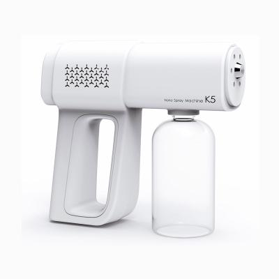 China Household Mini Portable Electric Wireless Disinfection USB Atomizer Rechargeable Handheld Nano Atomizer K5 Spray Gun Widely Used For School for sale