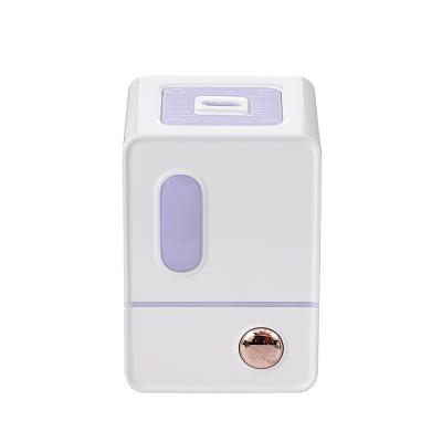 China Home Car H2O Atomizer USB Charging Ultrasonic Purifier Portable Cool Mist Mute Changing LED Light Air Humidifier For Office for sale