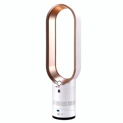 China Smart Super Quiet Electric Portable Desktop Air Cooling Ventilation Tower Bladeless Fan Remote Control Bladeless Fan for Household Hotel for sale