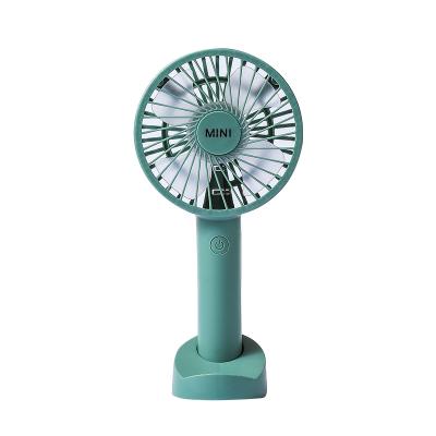 China Portable Low Noise Outdoor Travel Desktop Handheld Fan With Low Rechargeable Mini Fans Rapid Cooling 3 Modes Adjustable Cooling for sale