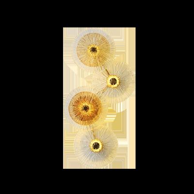 China Luminous glass lamp for hotel room bedroom wall lamp art design post modern light luxury floor lamp for SPA room for sale