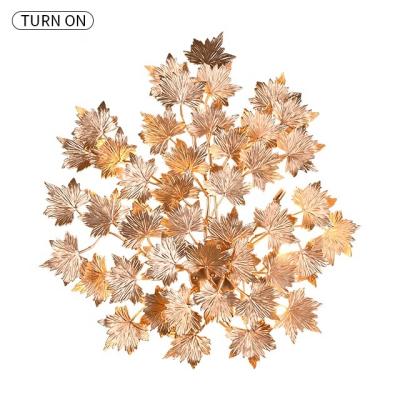 China Modern Luxury Contemporary Rose Gold Wall Lamp Lamp For Villa Living Room Indoor Led Wall Lamp for sale