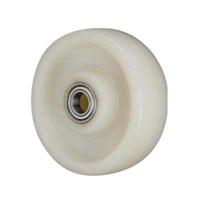 China High Quality Nylon Single Wheel Caster Wheel Size 4 5 6 American Type Heavy Duty Caster Wheel 8 Inch Ball Bearing for sale