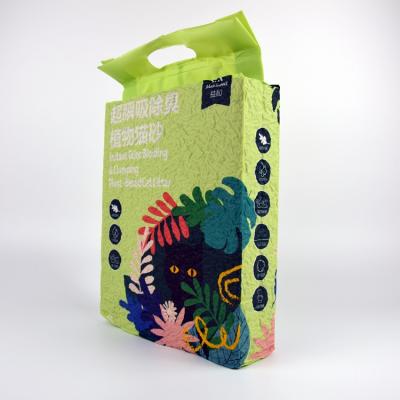 China Viable Natural Biodegradable Tofu Multi Cat Litter Bamboo Plant for sale