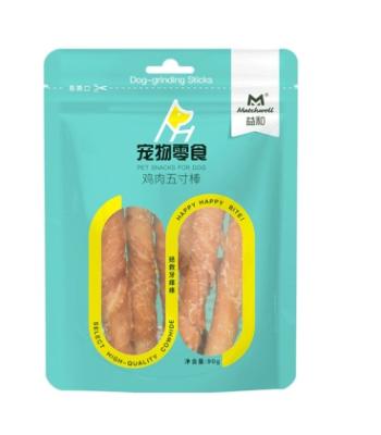 China Rawhide Stick Dog Treat Chicken Viable Wrapped Dog Teeth Cleaning Treat for sale