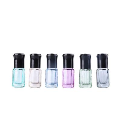 China 5ml 10ml Cosmetic Creative Shape Roll On Glass Bottle Essential Oil Glass Bottle With Roller for sale