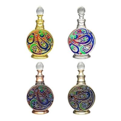 China Small Dubai 12ml Arabic Essential Oil Perfume Bottles Wholesale Fancy Personal Care Essence Bottle for sale