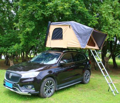 China Camouflage/Field Amazon Game Selling Camping 2.4*1.4*1.26M Roof Hard Shell Awning Car Tent for sale