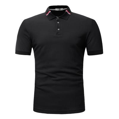 China Factory Price Big And Tall 3xl Tee Anti-pilling Button Down Mens Cotton Polo Shirts Short Sleeve for sale