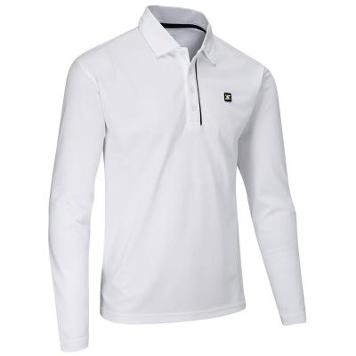 China Anti-pilling latest polo golf shirt for men long sleeve performance technology bulk polo shirts china golf shirts for sale