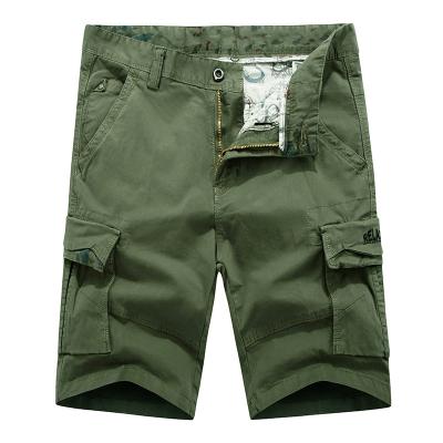 China Anti-wrinkle factory for men relaxed knee pants tall fit men's casual big cargo camouflage shorts and below for sale