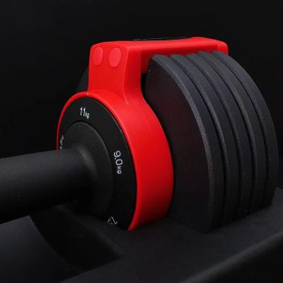 China Portable Workforce Weightlifting Training 20 Kg Adjustable Dumbbell 90lbs Dumbbell for sale