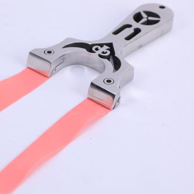 China Portable Hot Sale Chinese Titanium Alloy Slingshot Purchase Slingshot Hard Band for sale