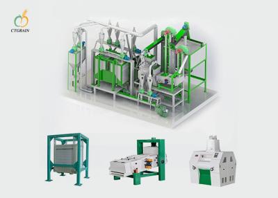 China Handels40TPD getreidemühle-Maschine PLC Steuersystem zu verkaufen