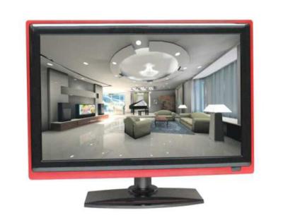 China Flat Screen Full HD ELED TV Monitor High Resolution 1080P OSD Language for sale