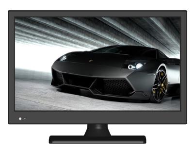 China 12V DC AC 220V ELED TV , full hd LED backlight TV low power consumption for sale