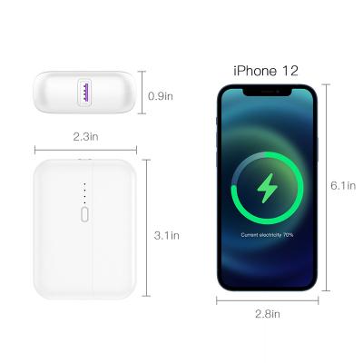 China Fast charging support 9600mah large capacity power bank palladium quick charging charging qc3.0/qc2.0 22.5w portable flash power supply MINI for sale