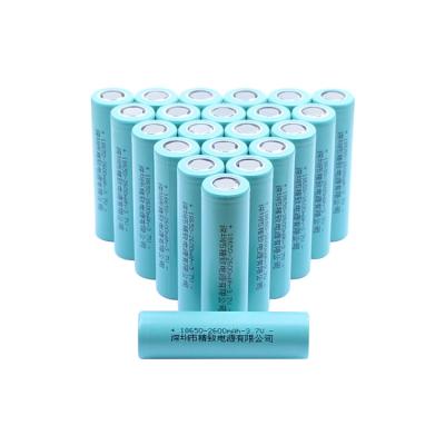 China Cylindrical Toys 3.7V 18650 2600mAh 1C Lithium Battery Magnification Cell Charging Lion Battery for sale