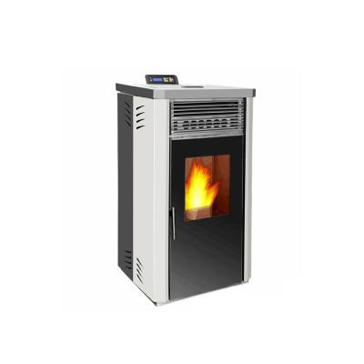 中国 13 KW Graceful Smokeless Pellet Stove Freesdanding Installation With 3D Model Design 販売のため