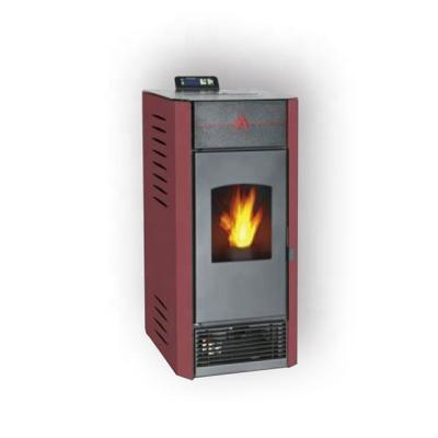 China 13KW large hopper quiet operation pellet stove with fireproof glass windows zu verkaufen