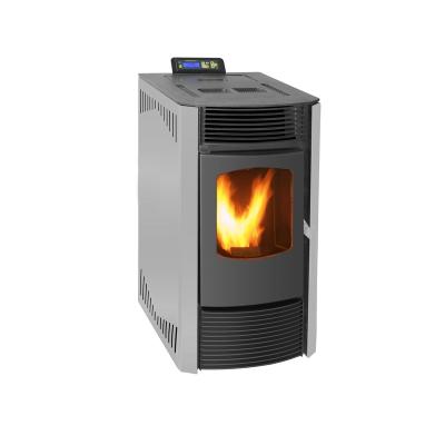 중국 Small Modern Enameled Wood Pellet Stove With Remote Control Small Fire Place 판매용