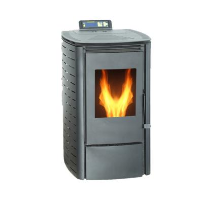 Cina German Cast Iron Pellet Stove Insert Type With Remote Control and graphic design in vendita