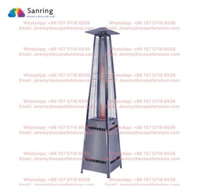 China Stainless Steel Outdoor Pellet Heater Contemporary Design Style For Workshop Te koop