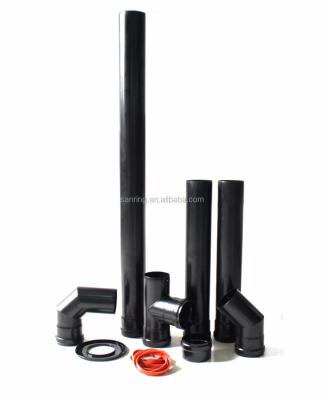 Chine Pellet stove chimney flexible vent pipe, chimney pellet stove flue pipe à vendre