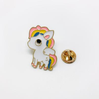 China Wholesale Metal Pony Enamel Lapel Pins Cute Fashion Pin Manufacturer Custom Animal Africa Anime Enamel Pins for sale