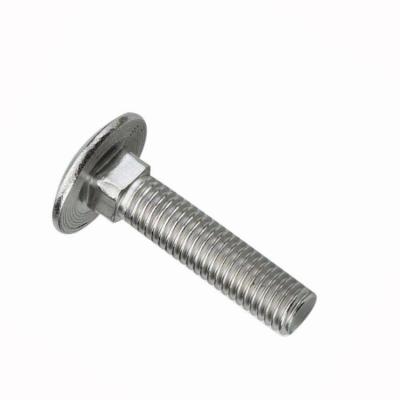 China Cadmium Treated High Temperature Stainless Steel Fasteners Carriage Bolt for sale