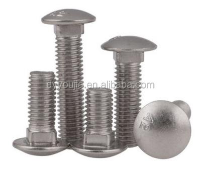 China Square Mushroom Head DIN603 Stainless Steel M12 Mushroom Neck Bolts for sale