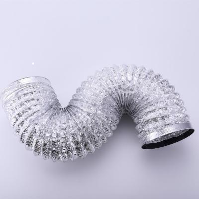 China 8 Inch Flexible Aluminum Foil Insulation Single Layer Flexible Air Duct for sale