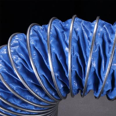 China Flexible Industrial PVC Coated Fabric Duct With Galvanized Duct for sale