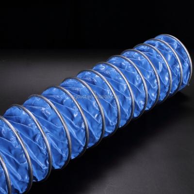 China Flexible 10inch PVC Coated Fabric Duct Type Cable for sale