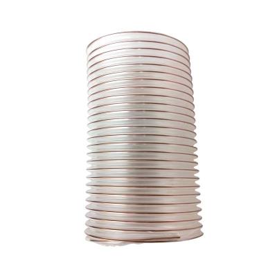 China Air Smoke Outlet Special Design PU Coppered Steel Wire Spiral Ductwork Fast Delivery for sale