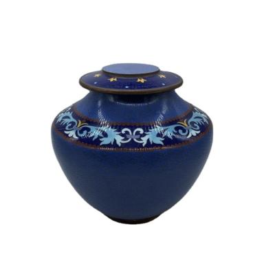 China American Style We Are An Adobe's Cloisonne Funeral Urns for sale