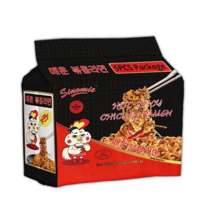 China Buldak Korean Fire Carba Low-sodium Style Chicken Ramen Noodles Fried Chicken Cream Flavor Super Hot Spicy Instant Noodles for sale