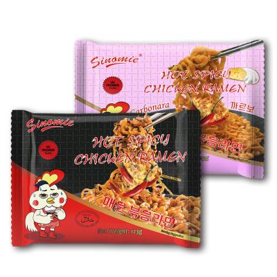 China Wholesale Korean Style Low-sodium Manufacturer Super Spicy Flavor 2X Korean Ramen Stir Fried Instant Noodles for sale