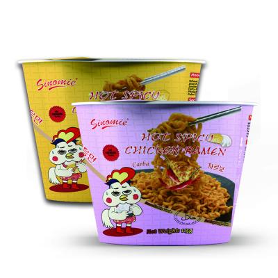 China Factory Price Wholesale Delicious Health Low-sodium Chicken Buldak Ramen Ramen Carbonara Korean Bowl Noodles for sale