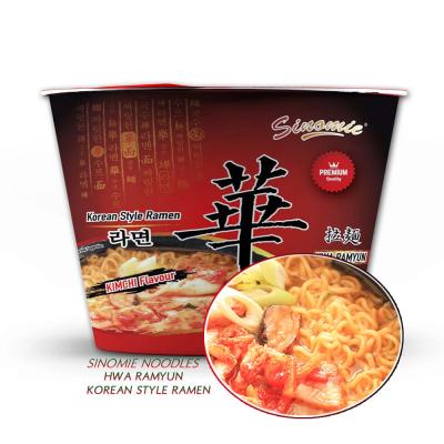 China Shin Ramyun Sinomie Hwa Brand Nongshim Kimchiramen Wholesale HALAL Korean Spicy Flavor Low-sodium Style Soup Bowl Instant Noodles for sale