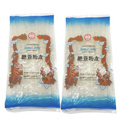 China Vegan High Protein Asian Dry Mung Bean Wide Sheet Jelly for sale